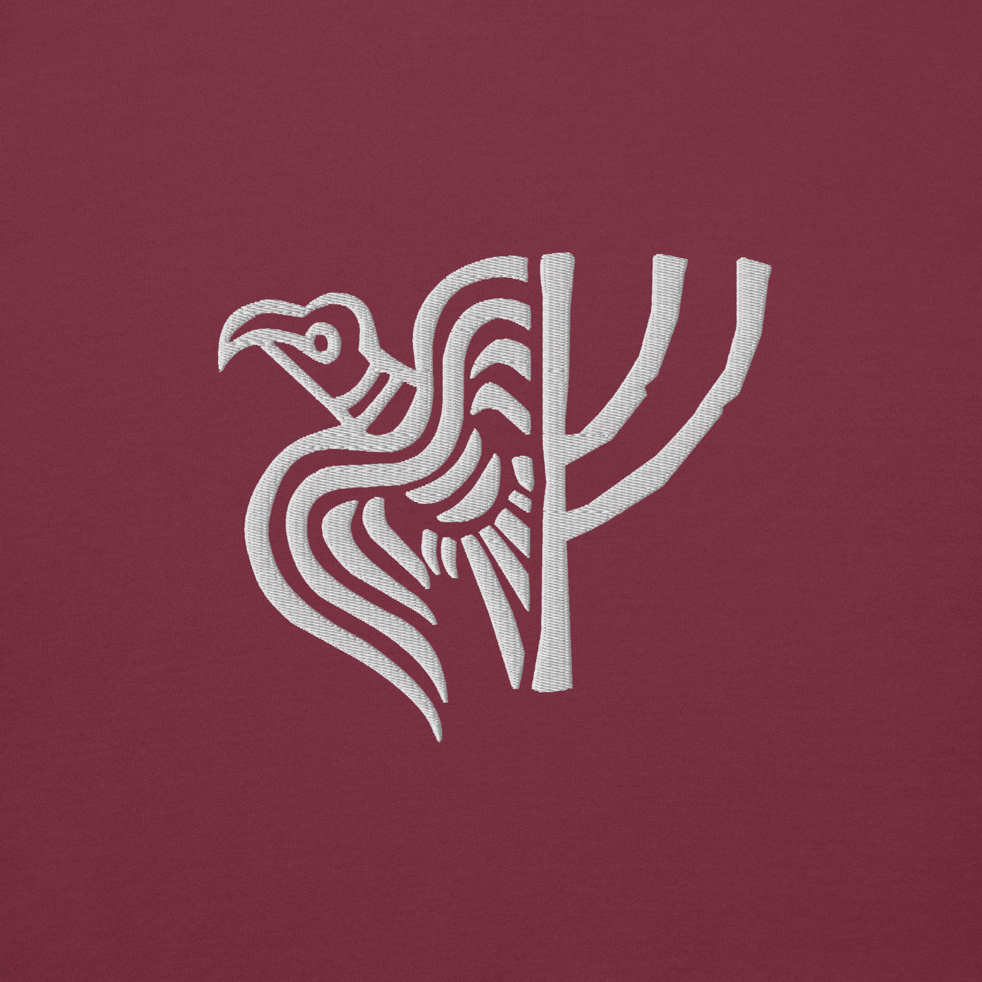 Embroidered Raven - Unisex Hoodie