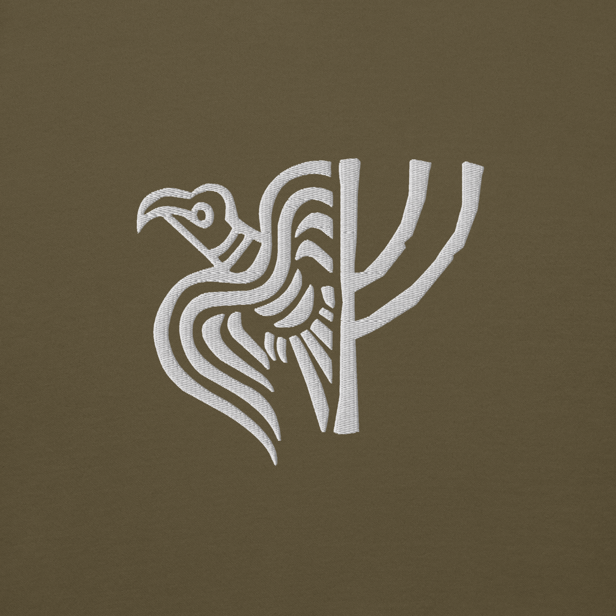 Embroidered Raven - Unisex Hoodie